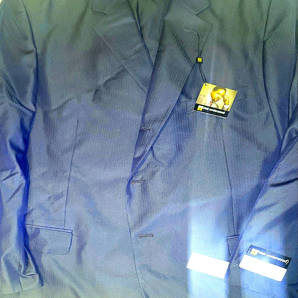 New with tags: Blair Underwood 2 PC Navy suit